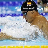 Carles Coll, séptimo en la final de 200 braza