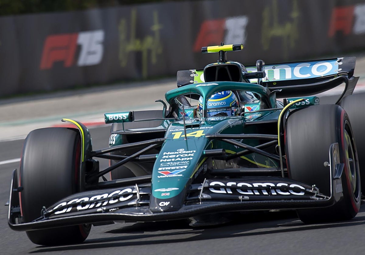 Fernando Alonso sorprende en Hungría