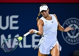 Jessica Bouzas empuja sus límites: en cuartos del WTA 1.000 de Montreal