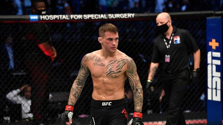 Dustin Poirier, leyenda de la UFC, da su pronóstico sobre un Topuria vs Makhachev: «Podría noquear a cualquiera...»
