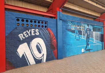 Murales en el Francisco de la Hera: José Antonio Reyes y otros espectaculares homenajes