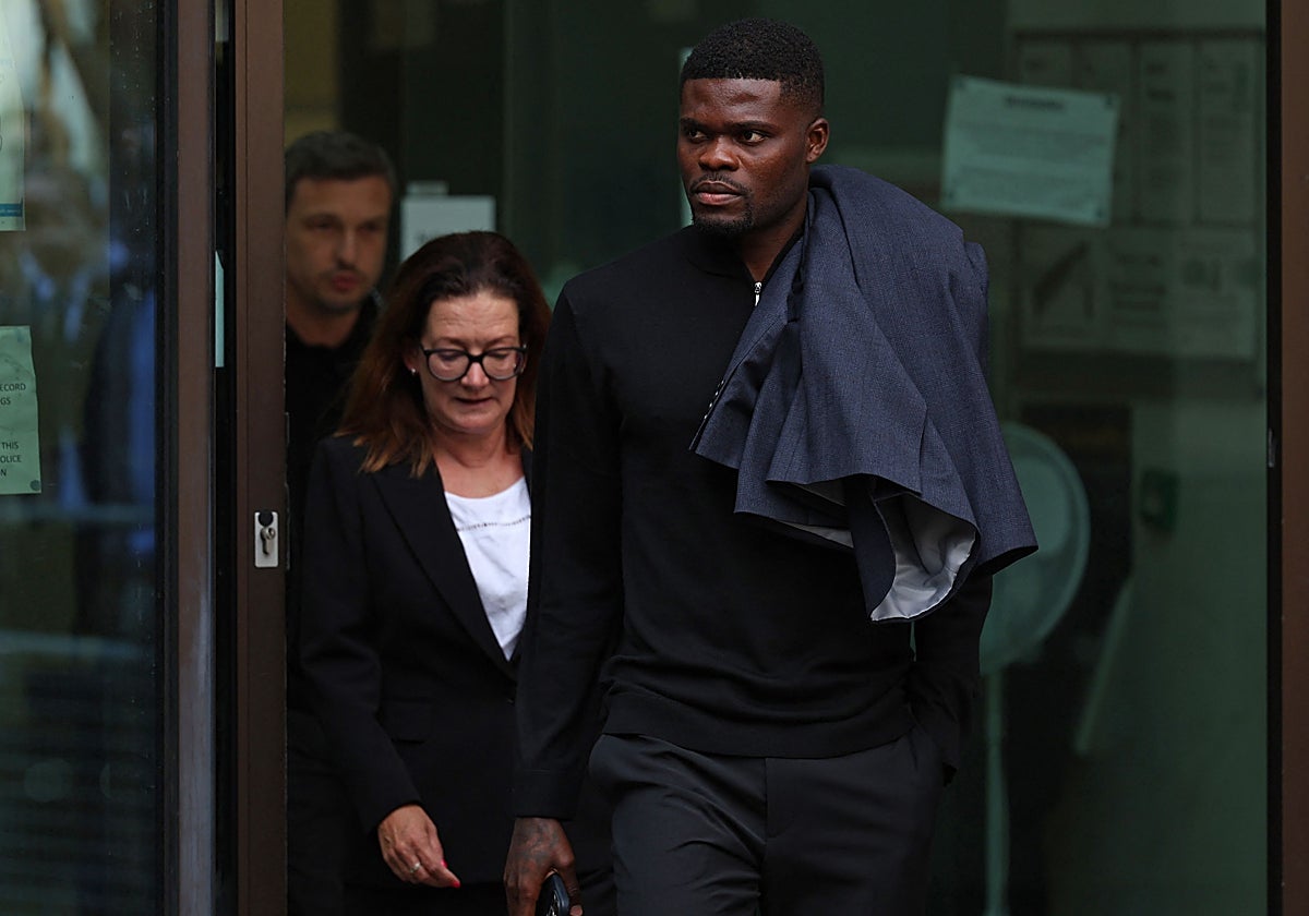 Thomas,e ste martes a su salida delTribunal de Magistrados de Westminster