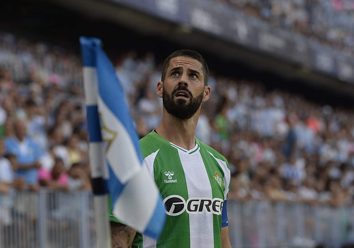 Isco Alarcón, durante el partido ante el Málaga
