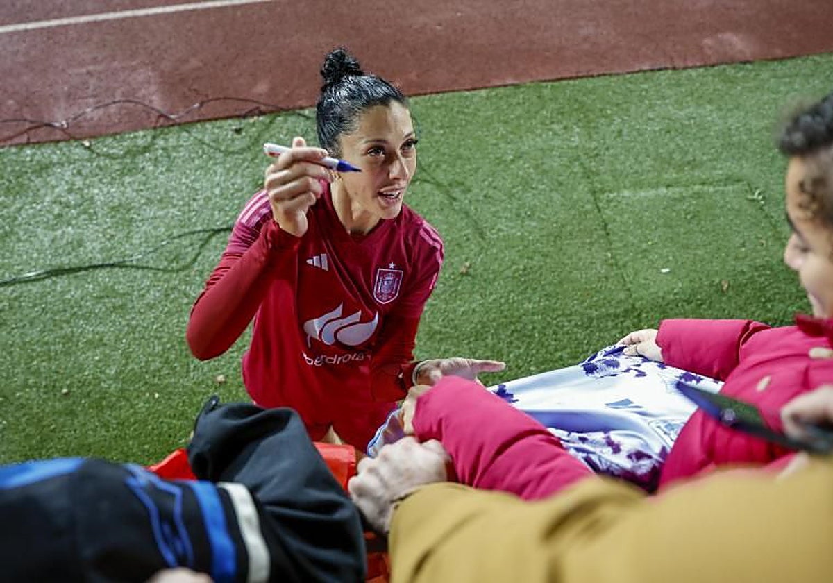 Jenni Hermoso, en su época en la selección