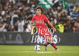 El sevillista Diego Hormigo, nuevo jugador del Granada