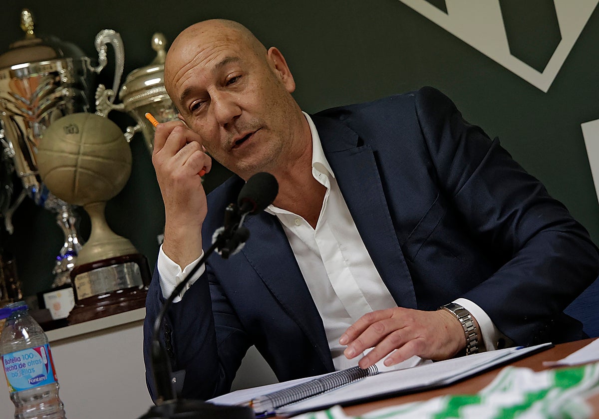 Pedro Fernández, presidente del Baloncesto Sevilla