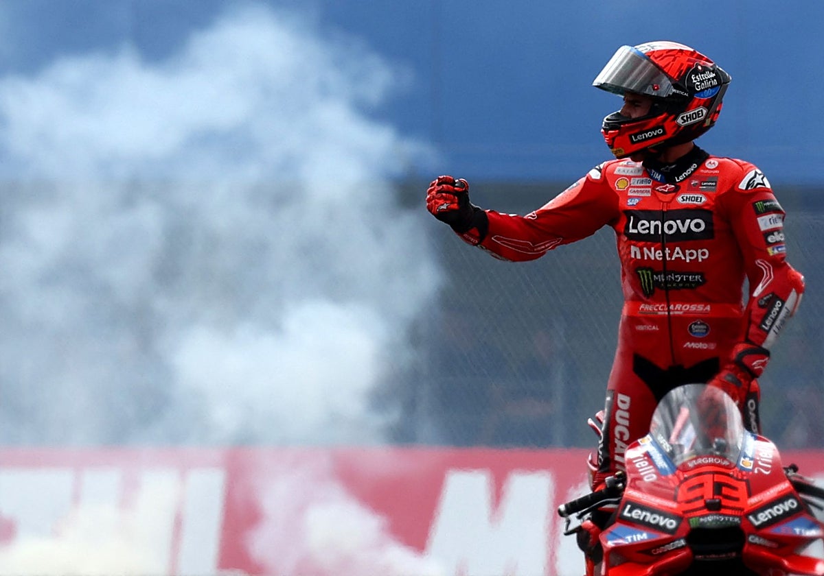 Marc Márquez, durante el Gran Premio de Países Bajos