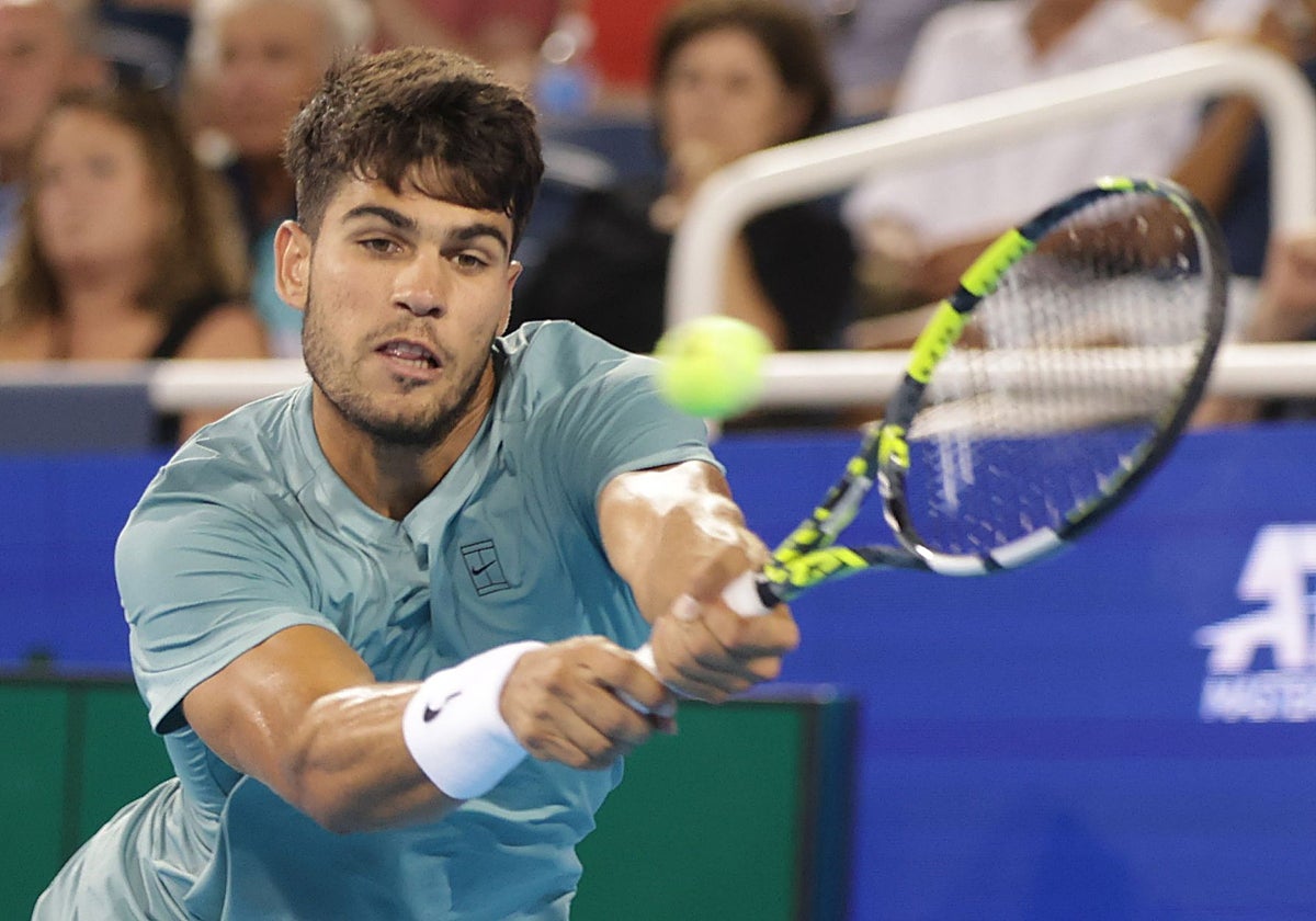 Alcaraz - Rublev | Sigue en directo el partido de cuartos en Cincinnati