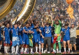 El Chelsea, celebrando la conquista del Mundial de Clubes