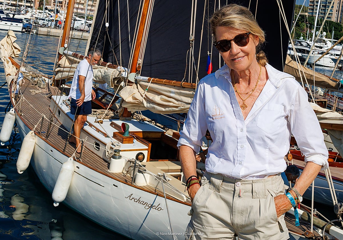 Ana Martínez Vara de Rey, armadora de la golet Archangelo