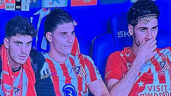 La carita de Julián Álvarez que resume al Atlético