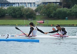 Ana Cantero y Carlos García, los mejores sevillanos en el Mundial de sprint de piragüismo