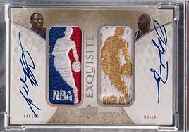 El escandaloso precio récord pagado por un cromo de Michael Jordan y Kobe Bryant