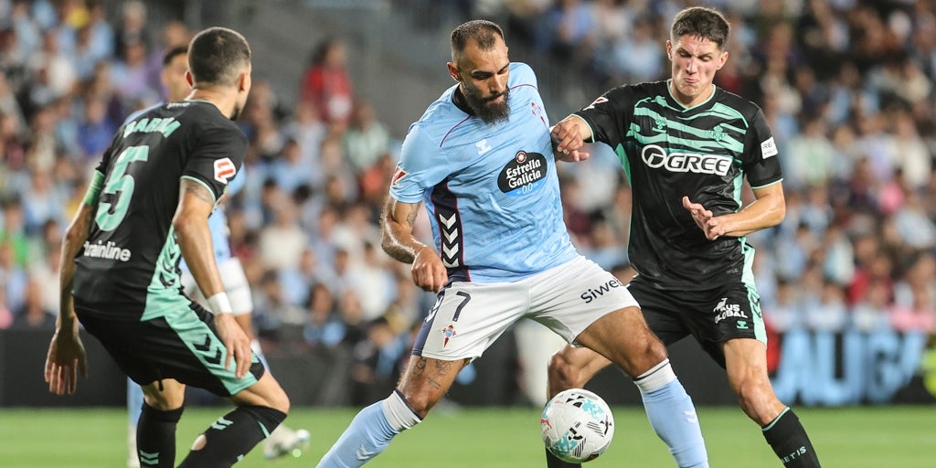 Celta - Betis: Pellegrini llena su botella con otro puntito... a la espera de Antony (1-1)
