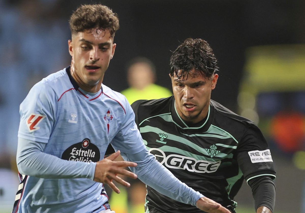 Celta - Betis, las estadísticas del partido