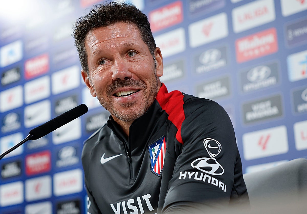 Diego Simeone, entrenador del Atlético de Madrid