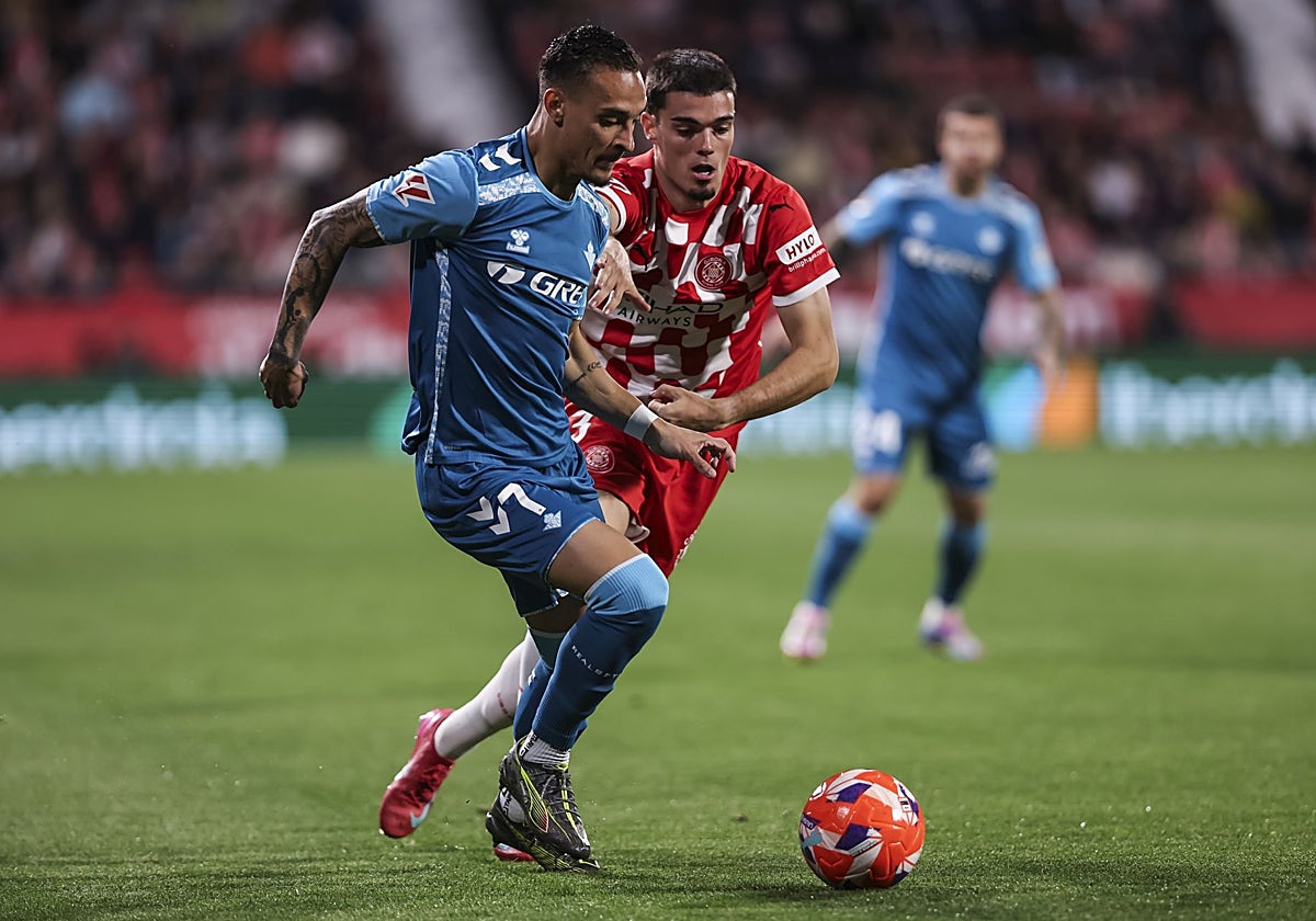 Antony, en el transcurso del Girona-Betis de LaLiga 24-25