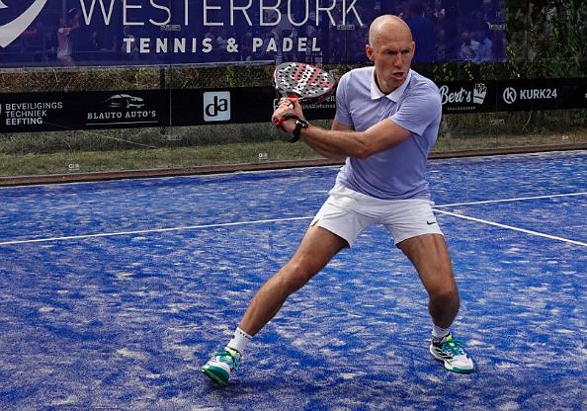 Robben, durante su partido