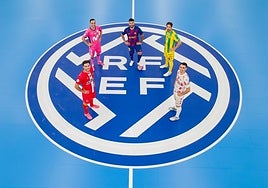 El fútbol sala cambia el color de su pista... para volver al proscrito azul