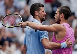 Alcaraz cierra la era 'Big Three': se deshace de Djokovic sin esfuerzo y ya está en la final del US Open