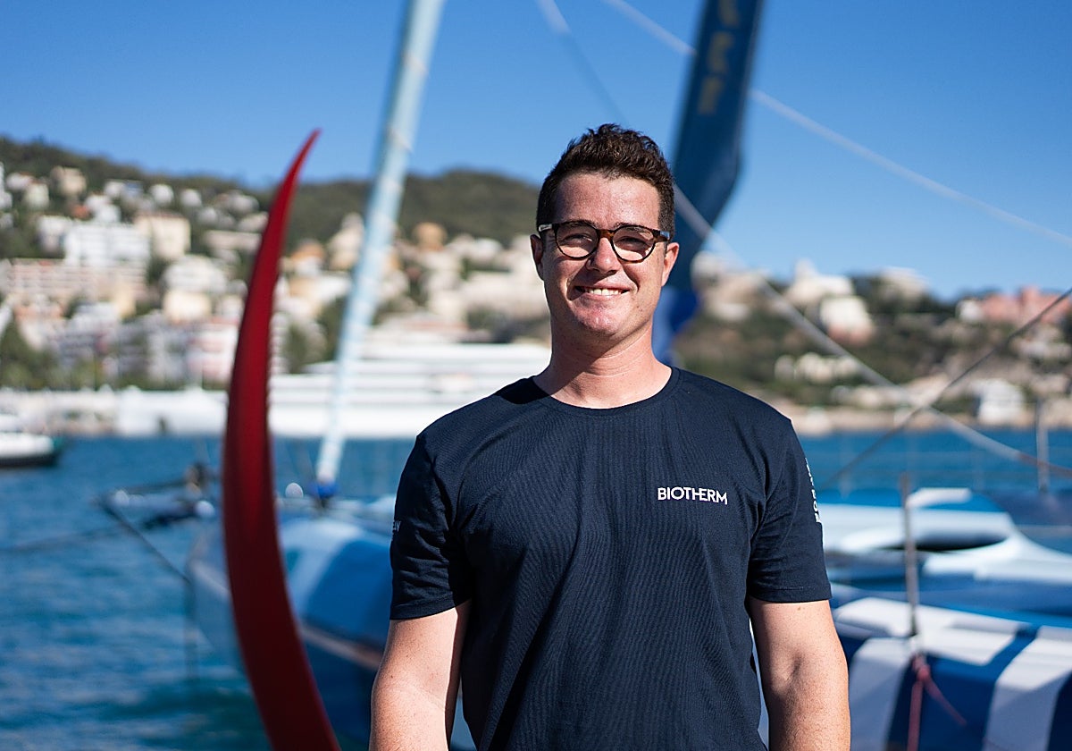 Carlos Manera en el puerto de Génova está preparado para afrontar la última etapa de The Ocean Race