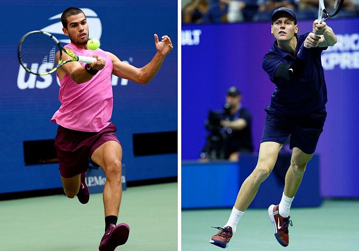 Alcaraz, un poco más máquina; Sinner, un poco más humano