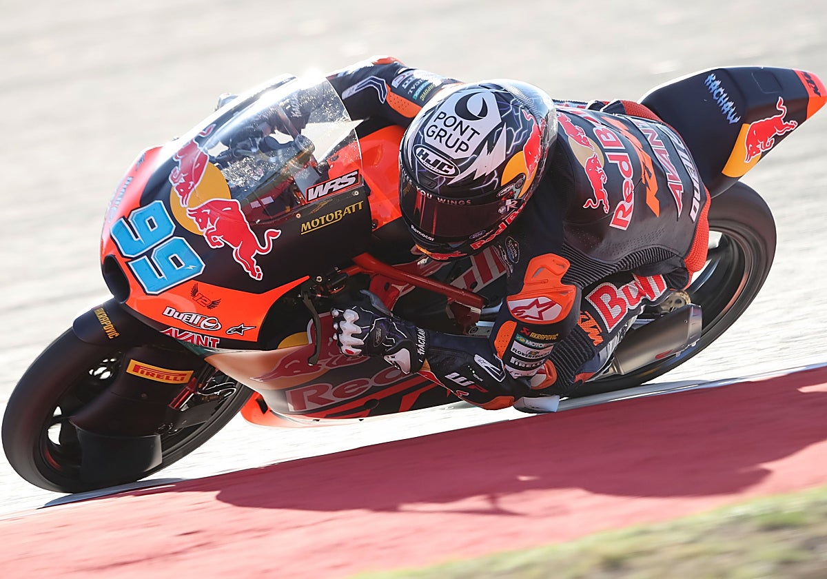 Rueda, trazando una curva en Montmeló