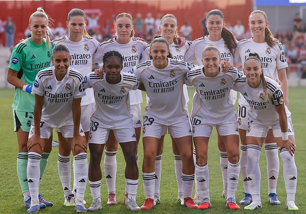 Once inicial del Real Madrid en la derrota del viernes en el derbi ante el Atlético de Madrid