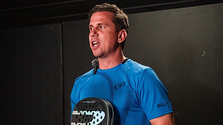 Paquito Navarro durante la entrevista