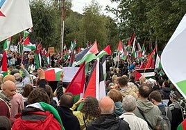 Los activistas pro Palestina obligan a recortar la etapa a 8 kilómetros de meta