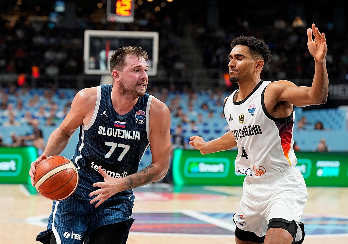 Doncic, defendido por Lo