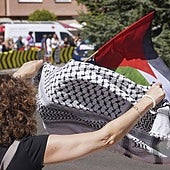 En la curva palestina: «¿Por qué gritan a todos los ciclistas?»