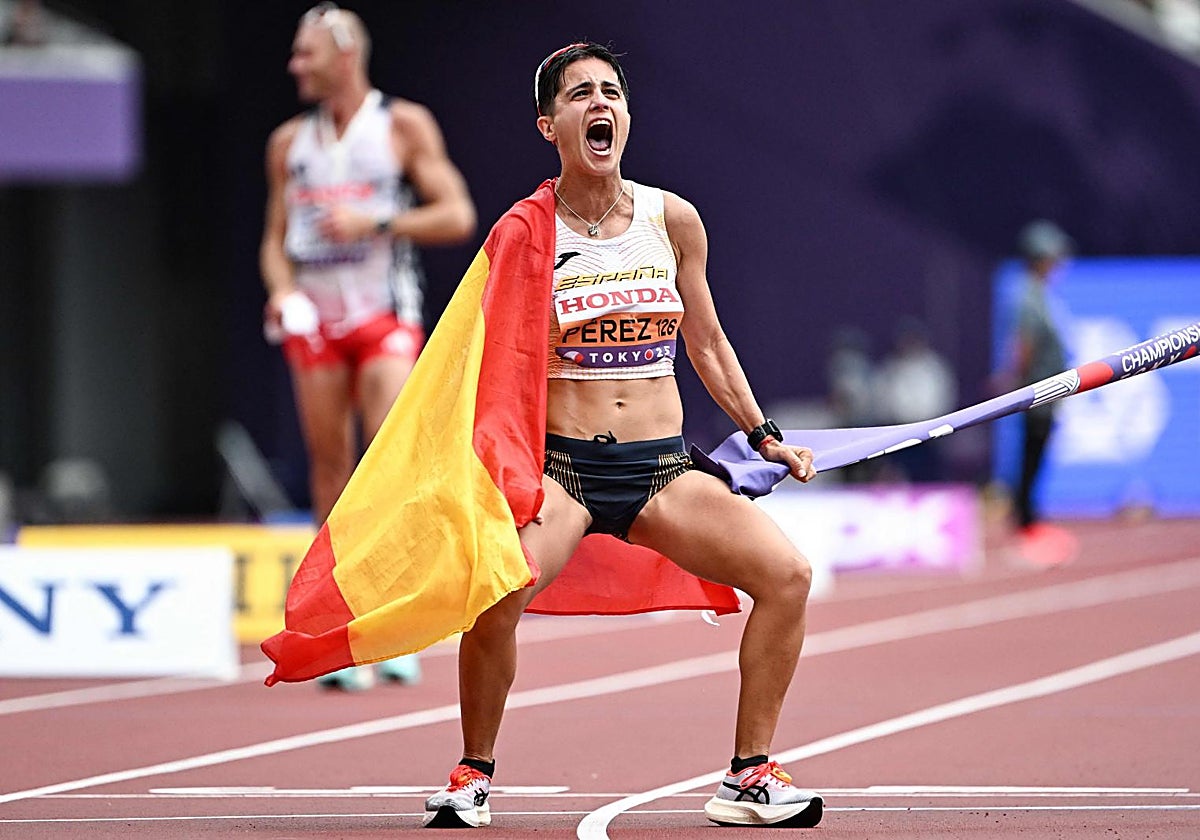 María Pérez, tras proclamarse campeona