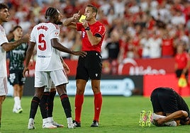 La gota china del arbitraje inquietó en Nervión