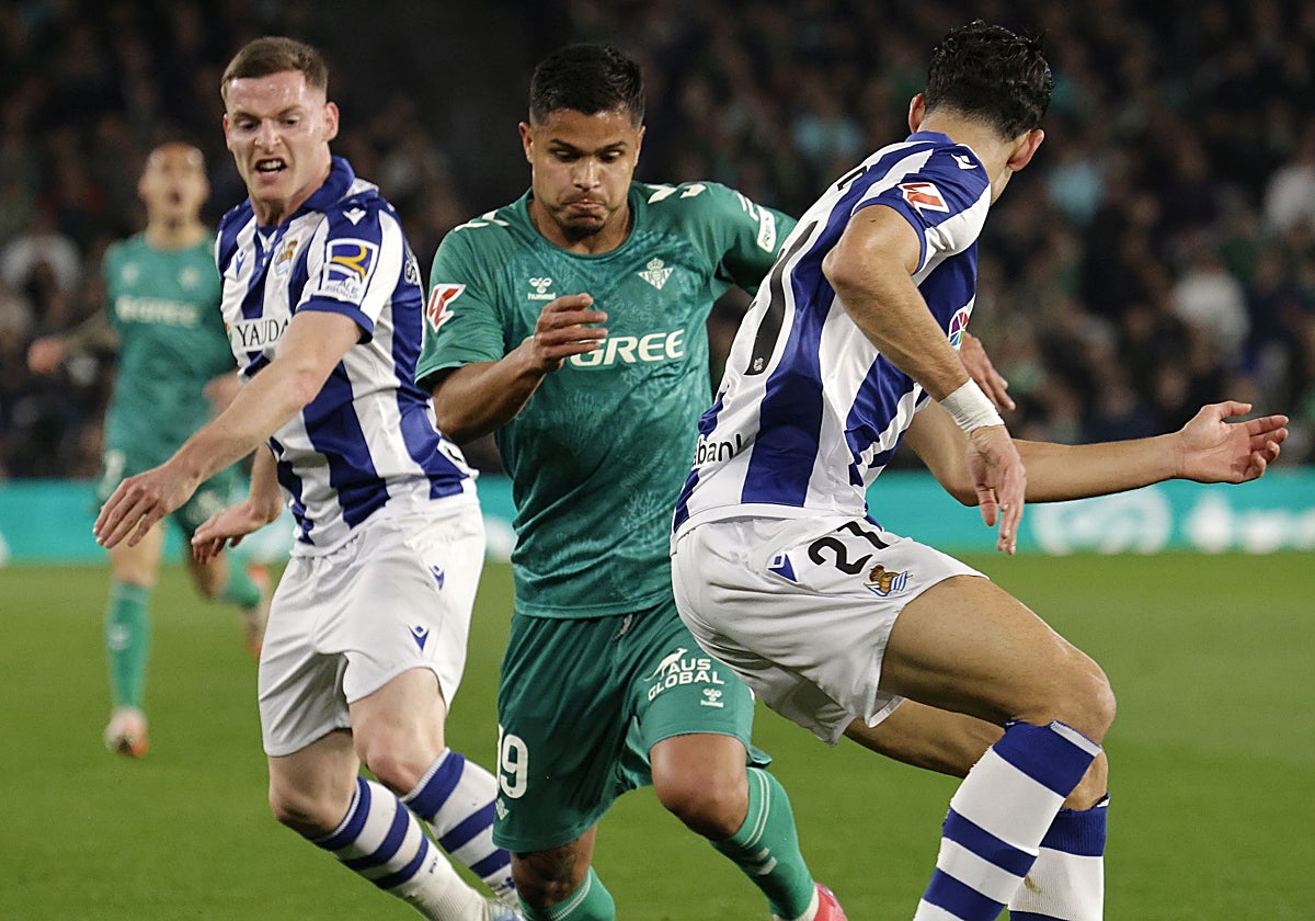 El Betis ha ganado uno de los últimos cinco duelos ante la Real Sociedad