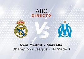 Real Madrid - Marsella, estadísticas del partido de la Liga de Campeones