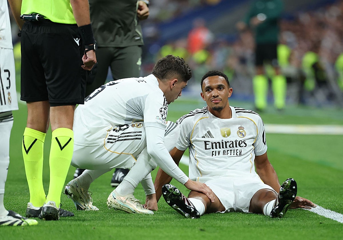 Valverde se interesa por Trent tras caer lesionado este ante el Olympique de Marsella