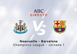 Newcastle - Barcelona, estadísticas del partido de la Liga de Campeones