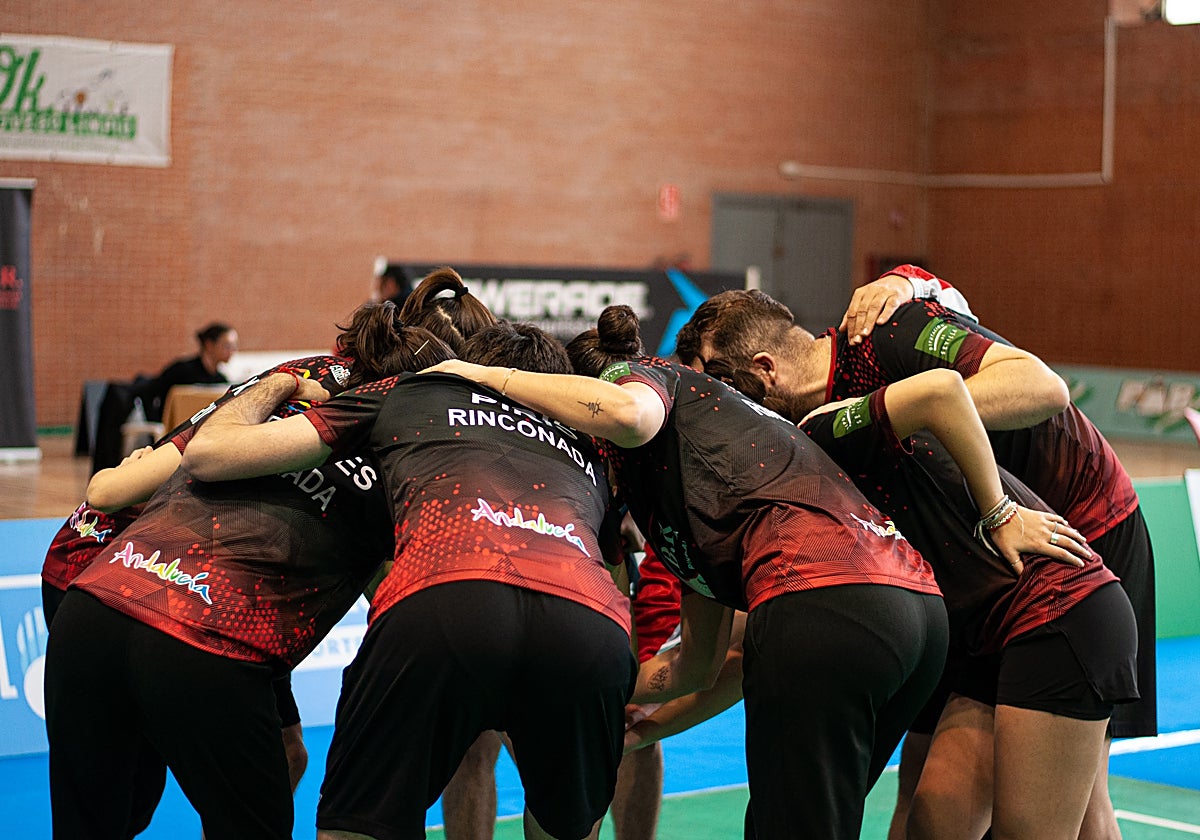 Conjura de los jugadores del Bádminton Rinconada