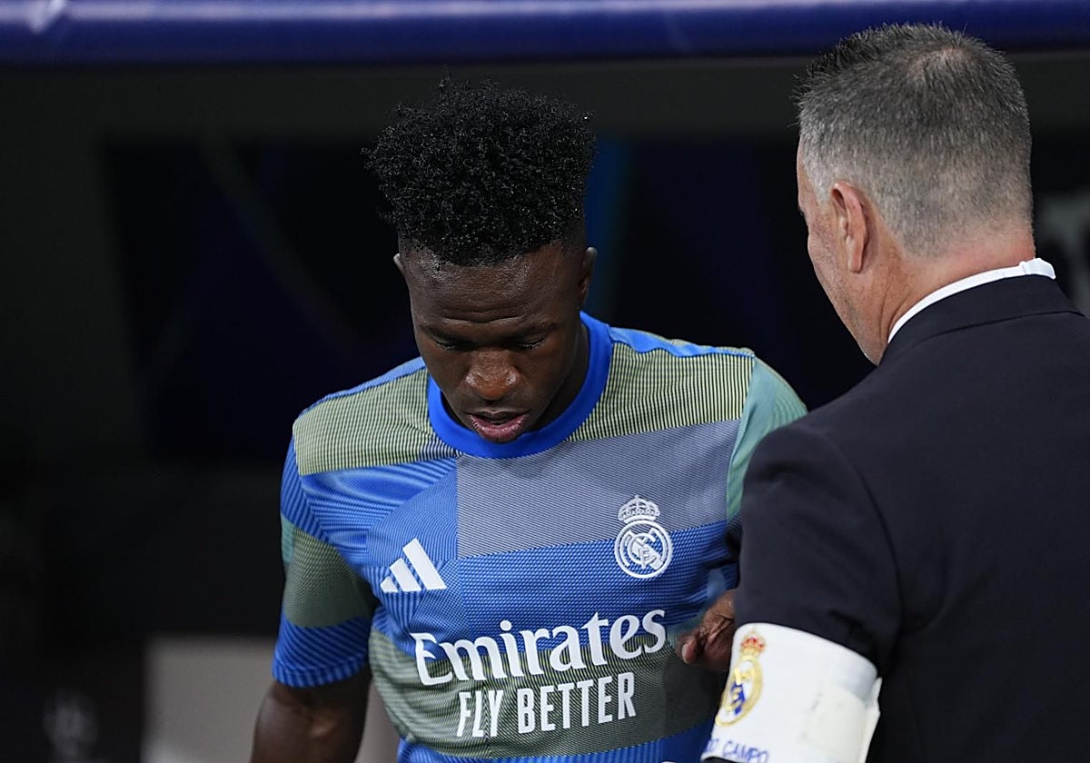 Vinicius, suplente ante el Marsella
