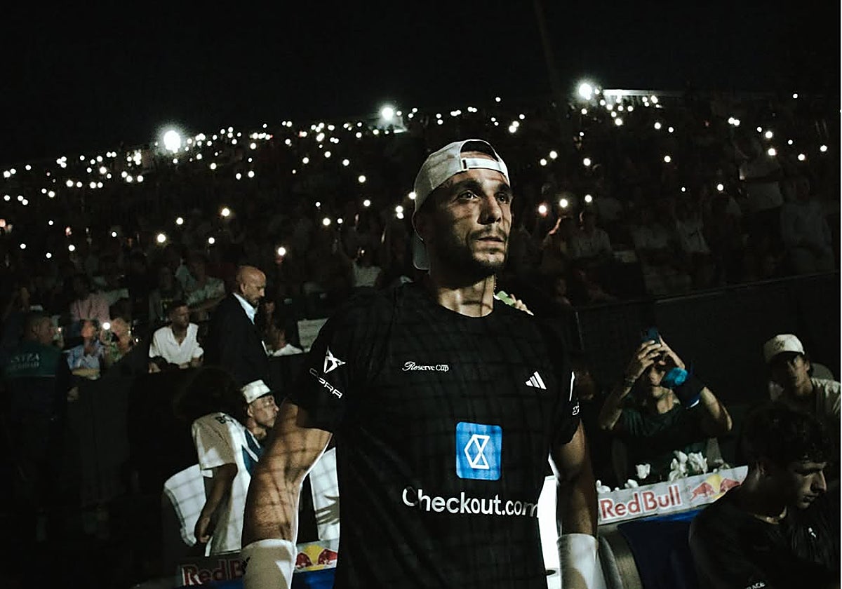 Alejandro Galán, en la presentación previa al encuentro