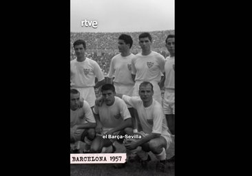 Salen a la luz las imágenes del Barça-Sevilla de 1957 que nunca se emitieron: fue el primer partido al que Franco acudió