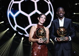 Ousmane Dembélé y Aitana Bonmatí, ganadores del Balón de Oro 2025: clasificación, puntos finales, premios y reacciones desde París hoy