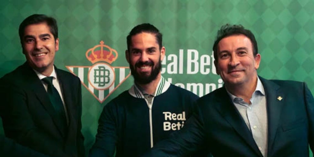 «Isco tiene unos años por delante con nosotros en los que va a estar entre los mejores jugadores de la historia del Betis y, probablemente, sea el mejor»