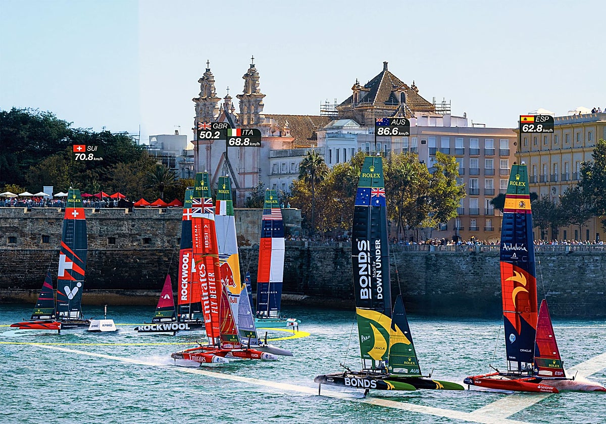 Cádiz, preparada para volar sobre el agua con SailGP: España defiende su corona en casa