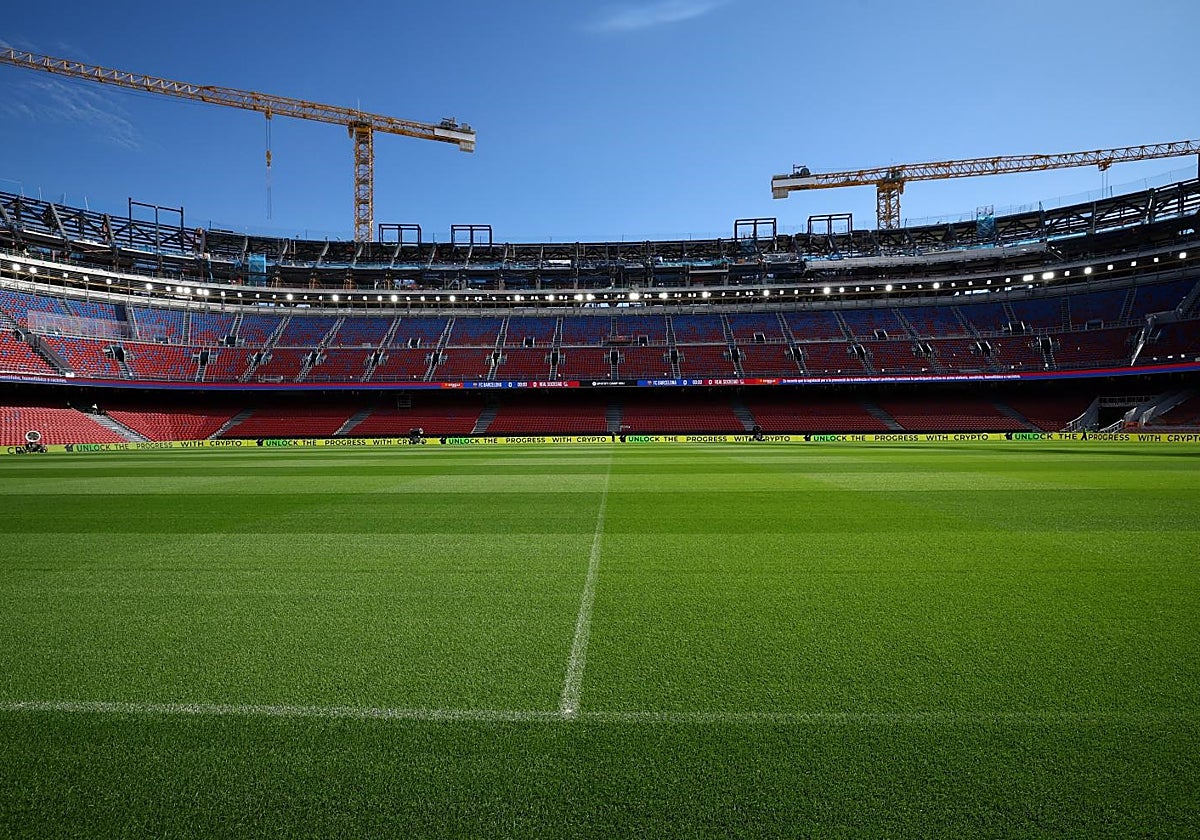 Imagen del Camp Nou de este martes, 23 de septiembre