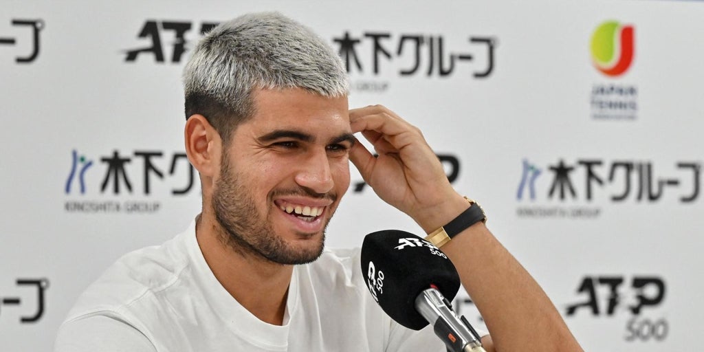 Dónde ver online y en televisión a Carlos Alcaraz en Tokio y a qué hora juega hoy contra Sebastián Báez