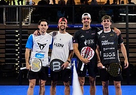 Jon Sanz y Momo González firman su «last dance» con una gran victoria frente a Lebrón y Stupaczuk