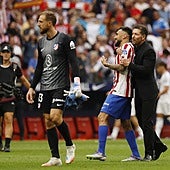 Simeone, de la euforia al llanto: «Hay muchas emociones. El trabajo está siendo maravilloso»