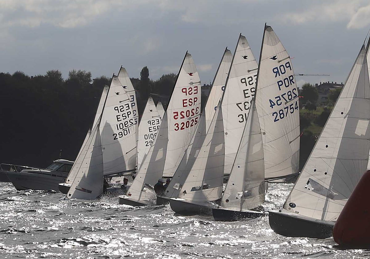 Salida de la clase Snipe en las Abanca Sailing Series